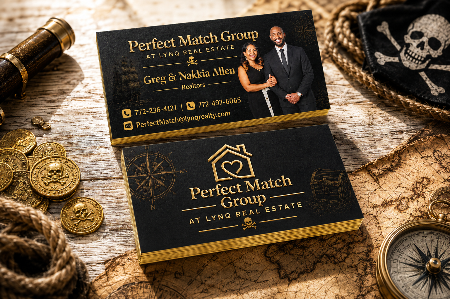 SQUARE SUEDE RAISED GOLD FOIL